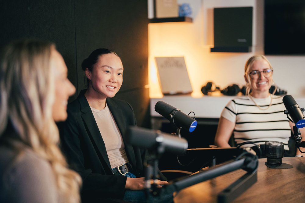 Hands on podcast recording at Podwave Studios